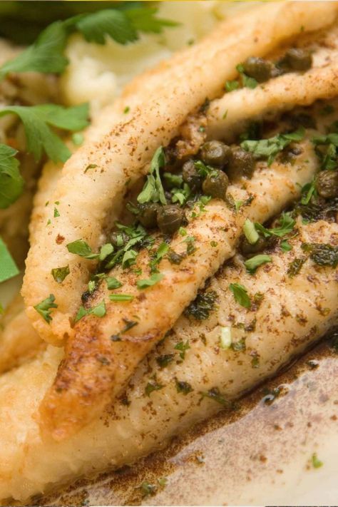 Baked Dover Sole with Lemon Garlic Butter - IzzyCooking Lemon Sole Fillet Recipes, Baked Dover Sole Recipes, Oven Baked Sole Fillets, Healthy Sole Fish Recipes, Petrale Sole Recipes Baked, Dover Sole Recipes Healthy, Dover Sole Recipes Baked, Stuffed Sole Fish Recipes, Baked Sole Fillet Recipes