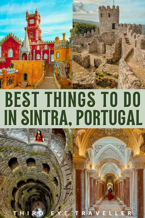 Best things to do in Sintra Portugal Sintra Castle Portugal, Sintra Portugal Restaurant, Best Things To Do In Portugal, Things To Do In Sintra Portugal, Best Things To Do In Lisbon, Sinatra Portugal, Visiting Portugal, Travel In Portugal, Best Places In Portugal