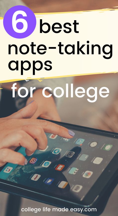 Taking Notes In College, Apps For Taking Notes, Best Notes App, College Lectures, Note Taking Apps, College Note Taking, Useful Apps, Student Apps, Freshman Advice