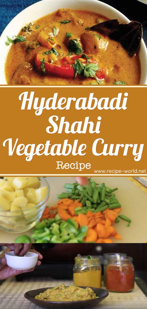 Hyderabadi Food, Vegetable Curry Recipe, Hyderabadi Cuisine, Easy Dinner Desserts, Dessert Night, Vegetable Curry Recipes, Andhra Recipes, Paleo Cookbook, Vegetables Side Dishes