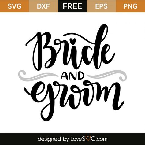 Wedding Cricut, Wedding Symbols, Svg Fonts, Free Calligraphy Fonts, Cricut Wedding, Wedding Svg, Cricut Tips, Silhouette Clip Art, Hand Lettering Tutorial