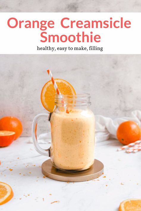 Healthy Orange Creamsicle Smoothie, Creamsicle Smoothie Healthy, Fruit Milkshake Recipe, Healthy Milkshakes, Orange Milkshake, Healthy Milkshake Recipes, Creamsicle Drink, Orange Creamsicle Smoothie, Creamsicle Milkshake