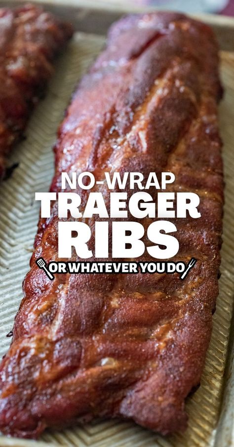 Smoked Pork Spare Ribs Recipe, Ribs Traeger Grill, Treager Smoked Ribs, Traeger Smoked Ribs, Pork Ribs On Traeger Grill, Pork Ribs On The Smoker, Trager Smoked Ribs, Pork Ribs Pellet Smoker, Smoked Pork Spare Ribs In Pellet Smoker