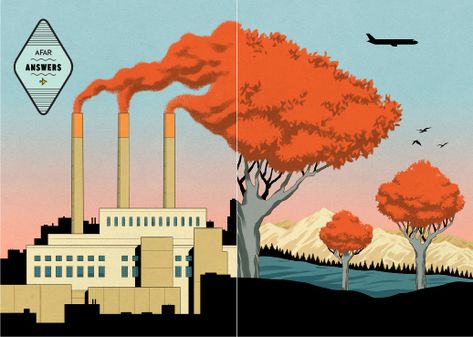 Carbon offsets may not be the end-all-be-all to eliminating emissions generated by travel, but they are a first step. Carbon Emission, Carbon Offset, Travel News, Trip Ideas, Carbon Emissions, First Step, Worth It, Airlines, The Future