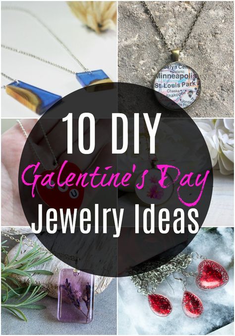 DIY Galentine's Day Jewelry Ideas | DIY Valentine's Day Jewelry #GalentinesDay #resinjewelry #diyjewelry via @resincraftsblog Valentine's Jewellery, Valentine Jewelry Ideas, Mixed Metals Jewelry Style, Crafts For Kids Spring, Kids Spring Crafts, Valentines Day Necklace, Crafts Dollar Store, Diy Gifts For Mothers, Resin Creations