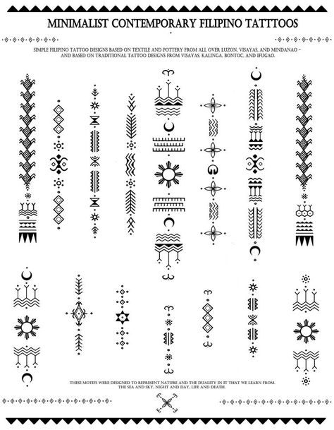 Filipino Canadian Tattoo, Afghan Tattoo Ideas, Buscalan Tattoo Designs, Native Filipino Tattoo, Chilean Tattoo Ideas, Bisaya Tattoo, Minimalist Filipino Tattoo, Filipino Tribe Tattoo Women, Filipino Tattoos Women Traditional