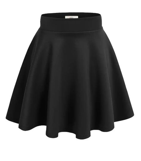 Flared Skater Skirt, Mini Skater Skirt, Skater Skirts, Peplum Tops, Rock Outfit, Jeans Outfit Casual, Skater Girl, Plus Size Black, Plus Size Skirts