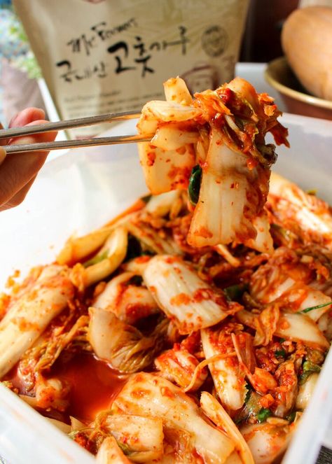 Mom's Traditional Kimchi | Authentic Recipe — ahnest kitchen Traditional Kimchi, Kimchi Pancakes, Radish Kimchi, Kimchi Stew, Recipes Korean, Fermented Kimchi, Best Side Dish, Korean Side Dishes, Kimchi Fried Rice