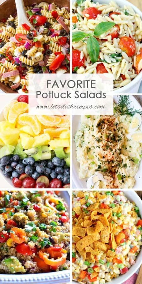 Potluck Salads, Recipes Potluck, Pot Luck Recipes, Summer Potluck Recipes, Healthy Potluck, Easy Potluck Recipes, Potluck Salad, Easy Potluck, Potluck Side Dishes