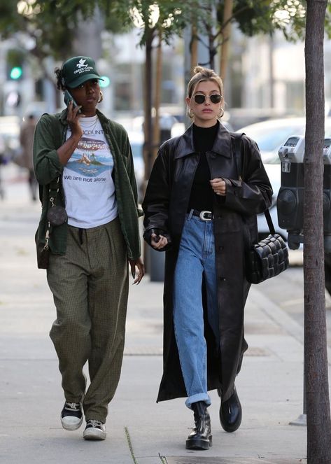 Heily Biber Outfit, Haily Biber Looks, Hailey Baldwin Street Style, Hailey Baldwin Style, Street Girl, Winter Fashion Outfits Casual, Looks Street Style, Hailey Baldwin, Mode Inspo