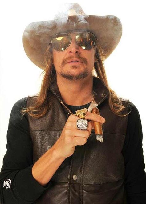 Celebrities Who Smoke Cigars | List of Famous People Smoking Cigars Kid Rock Quotes, Famous Cigars, Kid Rock Picture, Premium Cigars, Good Cigars, Cigars And Whiskey, I'm With The Band, Kid Rock, Rock Posters