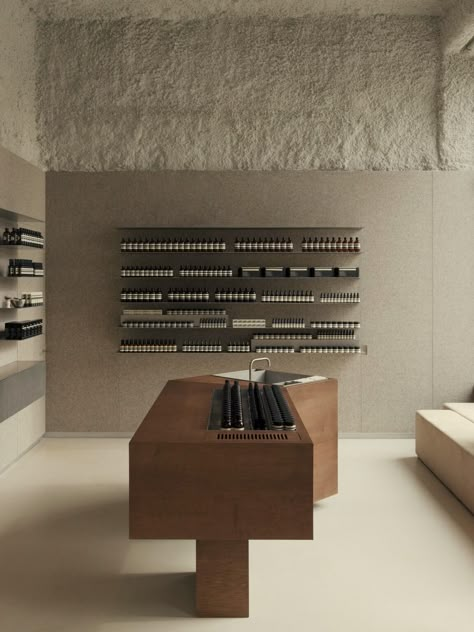 Nicolas Schuybroek, Aesop Store, Perfume Shop, Est Living, Small Sink, Perfume Store, Traditional Exterior, Retail Interior, Store Interior