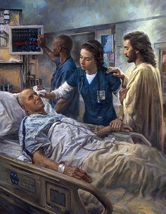 Medical Collection — Nathan Greene Studio Cna Outfits, Jesus Helping, Be Thou My Vision, Catholic Pictures, Cute Scrubs, Nursing Profession, Comforting Bible Verses, Medical School Inspiration, Jesus Heals