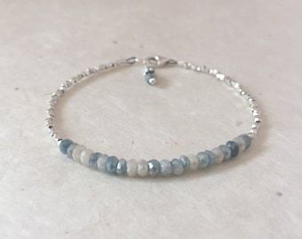 Silver Beads Bracelet, Czech Glass Necklace, Bracelet Layering, Mini Bracelet, Sundance Style, Silver Beaded Bracelet, Hill Tribe Silver, Northern Thailand, Beads Bracelet Design