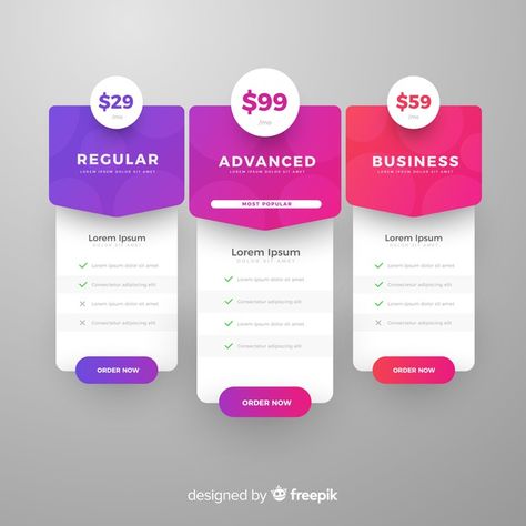 Price list collection Free Vector | Free Vector #Freepik #vector #freebusiness #freesale #freetable #freeshopping Pricing Plan Design, Pricing List Design, Price List Design Ideas, Rate Card Design, Pricing Table Design, Prices Design, Web Design Pricing, Price Table, Catalog Design Layout