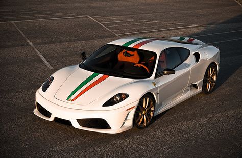 The pride of italy... F430 Scuderia, 430 Scuderia, Lamborghini Sesto, Ferrari 430, White Ferrari, Ferrari Scuderia, Ferrari 360, Ferrari F430, Ferrari Cars