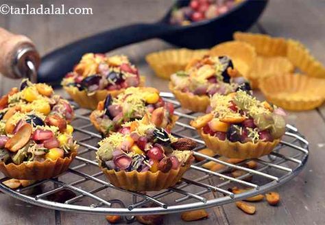 93 black grapes recipes | Indian black grapes recipe collection Fruit Appetizers For Party, Fruit Chaat Recipe, Tart Recipes Savory, Fruit Chaat, Easy Tart Recipes, Fruit Appetizers, Fruit Ideas, Grape Recipes, Fruit Toppings