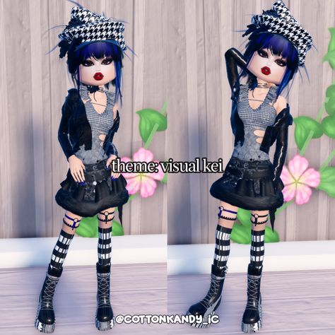 dress to impress theme visual kei outfit inspo no vip Visual Kei Outfit Dress To Impress, Dti Visual Kei Outfit Ideas, Dress To Impress Inspo No Vip, Visual Kei Dress To Impress, Visual Kei Outfit, Visual Kei Outfits, Minecraft E, Outfit Hacks, Dti Outfits