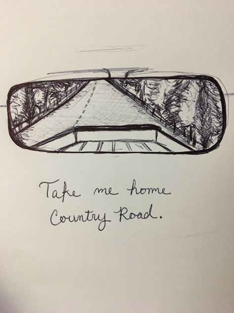 #country #roadtrip #road #trees #emptyroad #sketchbook #sketching #sketches #artdrawings #art #artist #artideas #artwork #artistsofinstagram #backroad Adventure Sketches Simple, Things To Draw In The Car, Country Things To Draw Easy, Road Sketch Drawing, Easy Western Sketches, Country Sketches Easy, Western Art Sketches, Easy Country Drawings Ideas, Western Things To Draw Easy