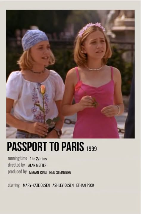 Olsen Twins Movies, Passport To Paris, Paris Movie, Girls Night Movies, Quote Movie, Freetime Activities, Paris Video, Pretty Movie, Peter White