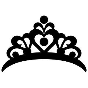 Princess Tiara Tattoo, Tiara Drawing, Tiara Tattoo, Crown Stencil, Princess Logo, Crown Drawing, Crown Template, Crown Tattoo Design, Princess Silhouette