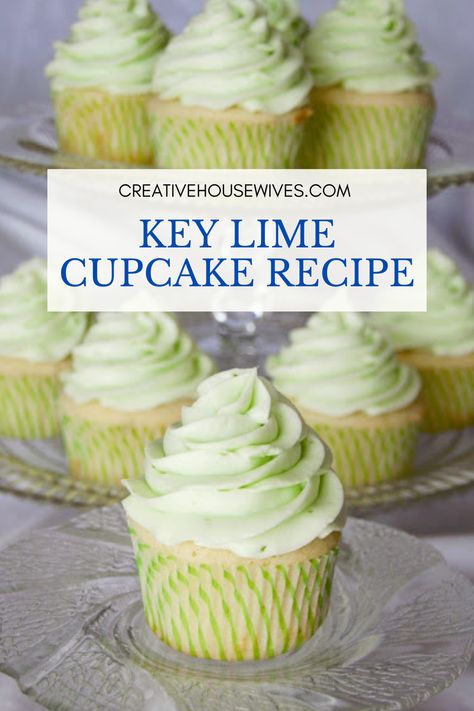 March Cupcake Flavors, Summertime Cupcake Ideas, Cupcake Recipes Summer, Kid Cupcake Ideas, Keylime Cupcake, Lime Cupcake Recipe, Key Lime Cupcakes Recipe, Summertime Cupcakes, Summer Cupcakes Ideas