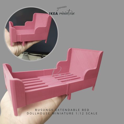 Extendable Bed, 3d Printed House, Maker Labs, 3d Printing Diy, 3d Printable, Miniature Model, Print Models, Banner Ads, Doll Furniture