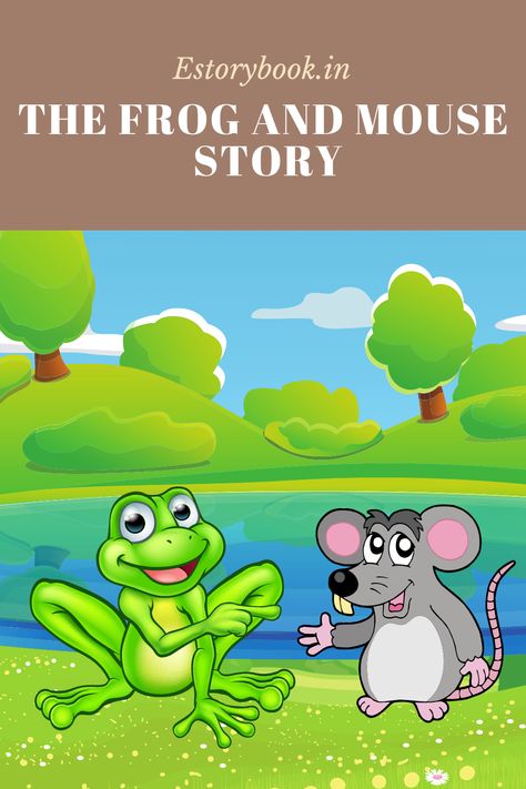 The Frog and Mouse Bedtime Story Animal Story For Kids, Story Pictures For Kids, Kids Story With Pictures, Small Story With Moral, Short Story About Animals, Small English Story, Skeletal System Activities, Story With Moral, Short Bedtime Stories