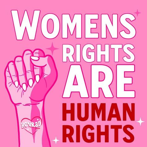 Howrad Studios on Instagram: "Why does the world continue to go backwards, Womens rights are human rights!! 💘" Womens Rights Artwork, Slogan About Human Rights, Human Rights Slogan, Women’s Rights Symbols, Women's Rights Poster, Women's Rights Quotes, Women Rights Quotes, Women’s Rights Quotes, Women's Rights Graphic Design