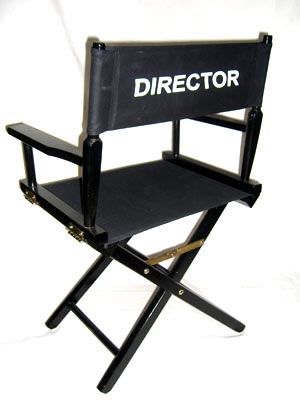 Everyone loves a movie... Decorate the backs of chairs Movie Star style Director Chair, Placido Domingo, Arte Peculiar, Movie Directors, Directors Chair, Bojack Horseman, Movie Director, Lights Camera Action, Women Entrepreneurs