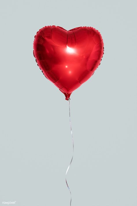 Balloon Reference Photo, Heart Shaped Objects, Heart Poster Design, Heart Balloon Drawing, Heart Objects, Ballon Heart, Product Typography, Ballon Drawing, Balloon Aesthetic