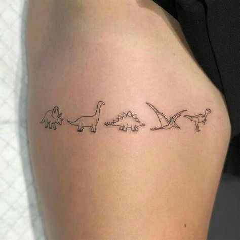 Animal Tattoo Designs, Tier Tattoo, Tattoo Diy, Dinosaur Tattoos, Shape Tattoo, Disney Tattoo, Tiny Tattoo, Tattoo Women, Celtic Tattoos