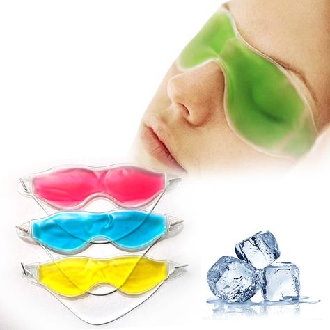 Rest Ice Eye Shade cooler bag Sleeping Mask Cover ice pack eye patch Cold Relaxing Soothing eyes care Gel Mask health care A2 Diy Eye Mask, Beauty Kits, Eyes Care, Eyebrow Tools, Sleeping Eye Mask, How To Relieve Migraines, Warm Compress, Mask Cover, Remove Dark Circles