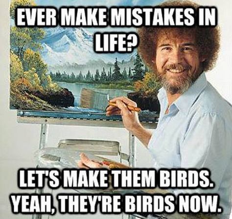 Bd Art, Bob Ross Paintings, The Joy Of Painting, Hilarious Stuff, 웃긴 사진, Bob Ross, Metal Gear Solid, E Card, Metal Gear