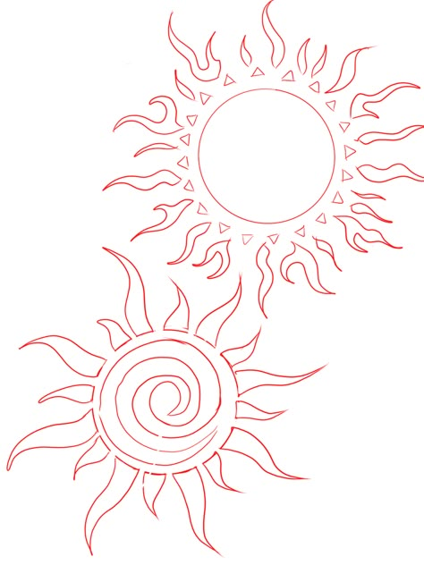 Mosaic Sun Tattoo, Abstract Sun Drawing, Two Suns Tattoo, Swirl Sun Tattoo, Swirly Sun Tattoo, Abstract Sun Tattoo, Boho Sun Tattoo, Spiral Sun Tattoo, Sun Drawing Design