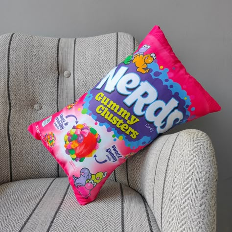 Nerds Gummy Clusters Pillow,Ornament Toys,Cute Soft Stuffed Fabric,Funny Novelty Food Pillow,For Cars,sweet&gummy Lovers,Kids Gift Decor Cute Plushies Throw Pillows, Big Fun Pillows, Funny Pillow Gifts, Lots Of Comfy Pillows, Huge Pillows Party, Candy Throw Pillows, Weird Gifts Inspire Uplift ⭐, Cookie Throw Pillow, Secret Stash Pillow