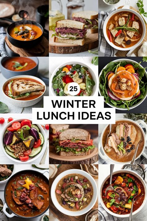 Winter lunch recipes don't have to break the bank. These budget-friendly meals are packed with flavor and nutrition, ensuring you can enjoy delicious and satisfying lunches without overspending.  Explore simple soups, hearty salads, and grain bowls that are easy on the wallet.  These easy winter work lunches are perfect for those looking to save money without sacrificing taste or satisfaction. Winter Lunch Recipes, Winter Lunch Ideas, Squash Potatoes, Winter Comfort Food Recipes, Simple Soups, Meal Prep Hacks, Winter Lunch, Healthy Winter Meals, Slow Cooked Meat