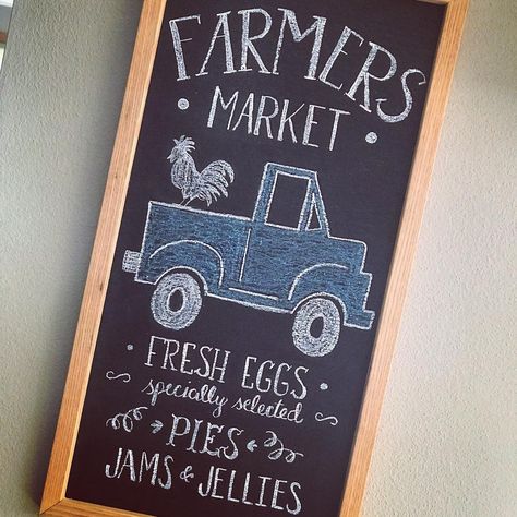 Farmers Market Signage Ideas, Farmers Market Chalkboard Sign, Produce Signs Farm Stand, Farmers Market Sign Ideas, Farmers Market Signs, Farmers Market Signage, Butter Logo, Chalkboard Art Diy, Farmers Market Sign