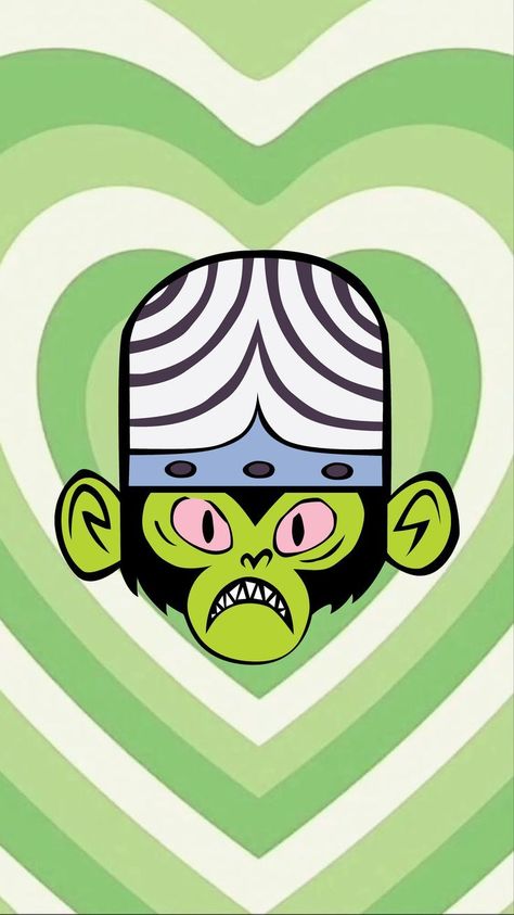 Mojo Jojo Wallpaper, Jojo Wallpaper Aesthetic, Iconic Cartoon Characters, Jojo Wallpaper, 90s Cartoon Characters, 90s Tattoos, Super Nana, Nostalgic 90s, Mojo Jojo