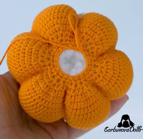 Free Crochet Pumpkin Pattern For Halloween | GorbunovaDolls Free Crochet Pumpkins Free Pattern Easy, Squash Crochet Pattern, Halloween Crochet Pumpkin Patterns, Giant Crochet Pumpkin, Crochet Pumpkins Free, Crochet Disney Pumpkin, Crochet Pumpkin Bowl, Crochet Pumpkins Free Pattern Easy Video, Crochet Pumpkin In The Round