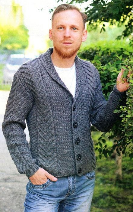 Cable Cardigan Knitting Patterns, Mens Shawl Collar Cardigan, Mens Knitted Cardigan, Knit Cardigan Pattern, Mens Fashion Sweaters, Cable Cardigan, Shawl Collar Cardigan, Knit Men, Mens Cardigan