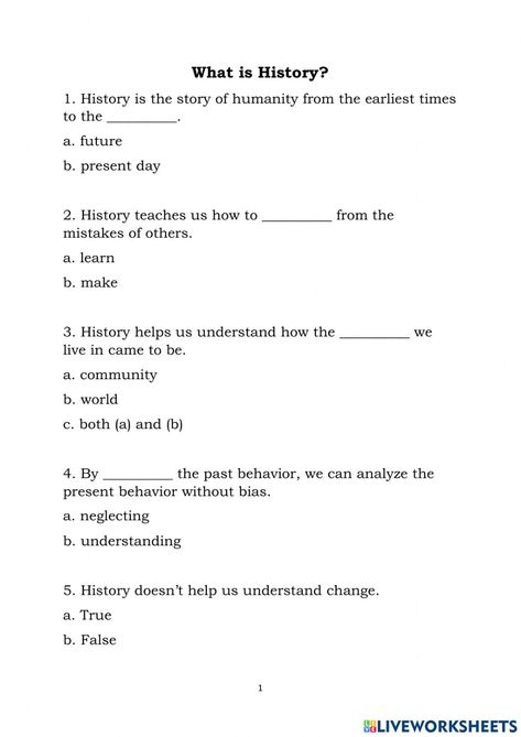 What Is History Worksheet, History Worksheets For Kindergarten, History Worksheets For Middle School, 2nd Grade History Worksheets, 1st Grade History Worksheets, 7th Grade History Worksheets, 3rd Grade History Worksheets, History Worksheets For Kids, 4th Grade Social Studies Worksheets