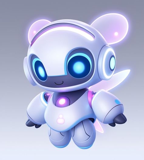 Cute Robot Design, Cute Spaceship, Robot Photo, C4d Art, 3d Robot, Robot Game, Cute Robot, Robot Cartoon, Robot Illustration