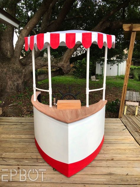 Treasure Hunt Vbs, Jungle Cruise Boat, Jungle Journey Vbs, Vbs Space, Jungle Vbs, Vbs Jungle, Boat Props, Pop Up Shop Ideas, Vacation Bible School Craft