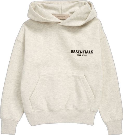 Fear of God Kids' Essentials Graphic Hoodie available at #Nordstrom Essentials Hoodie Women, White Essentials Hoodie Outfit, Hoodies Essentials, Fear Of God Essentials Outfit, Essentials Hoodie Outfit, Essentials Fear Of God Hoodie, Hoodie Essentials, Fear Of God Hoodie, Essentials Sweater