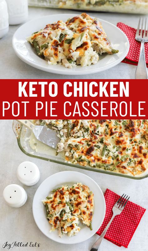 Keto Chicken Vegetable Casserole | Easy Low Carb Recipe Low Carb With Chicken, Low Cal Low Carb Chicken Recipes, Low Carb Meals With Vegetables, Keto Chicken In Crock Pot Recipes, Keto Suppers Ideas, Keto Chicken Thigh Casserole Recipes, Keto With Canned Chicken, Keto Chicken Cottage Cheese Recipes, Thm Chicken Casserole