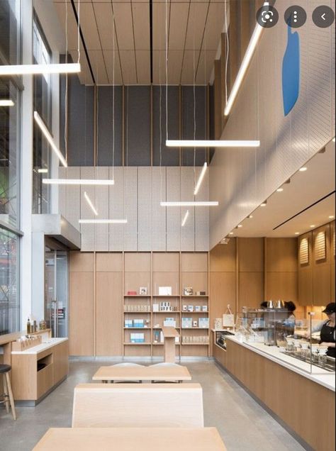 Blue Bottle Cafe, Blue Cafe, Blue Bottle Coffee, Cafe Concept, Nosara, Ehime, Coffee Making, Counter Design, Cafe Lights