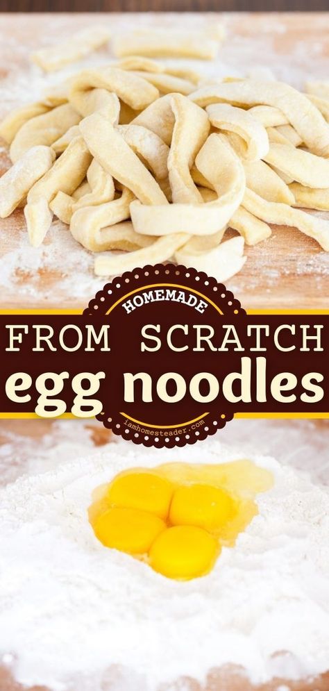 Teriyaki Sauce Recipes, Best Pasta Recipe, Diy Noodles, Noodles From Scratch, Noodle Recipes Homemade, Homemade Bread Bowls, Fresh Noodles, Easy Home Organization, Homemade Egg Noodles