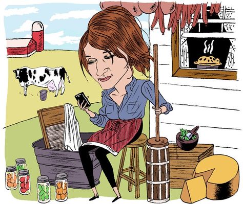 How Shaye Elliott became the Gwyneth Paltrow of America’s growing homesteading movement Commune Living, Shaye Elliott, Pioneer Living, Tasha Tudor, Rural Village, Historical Eras, Society Social, Survival Supplies, Homestead Ideas