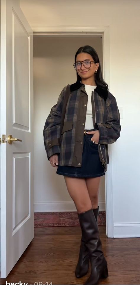 Brown Leather Boots Outfit, Style Brown Boots, Leather Boots Outfit, Brown Boots Outfit, Going Out Outfits, Brown Leather Boots, Outfit Inspo Fall, Boots Outfit, How To Style